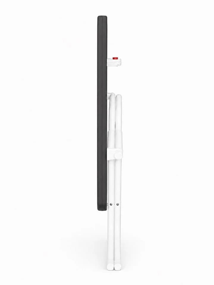 Gardissimo Gartentisch Bright 80x80 cm Klappbar Weiß Silber - Bild 3