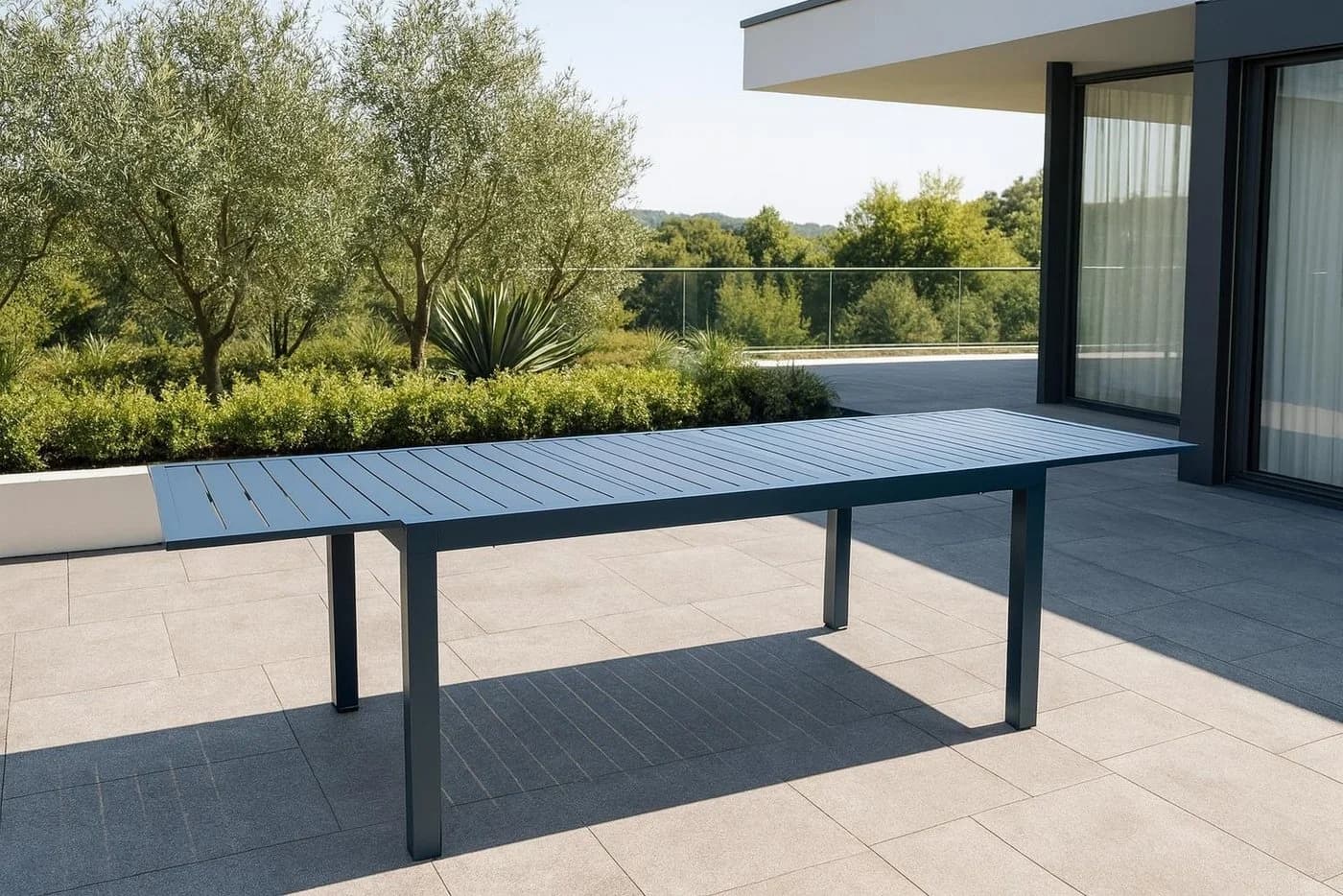 Gardissimo Garten-Essgruppe Life 7-tlg. Aluminium Grau