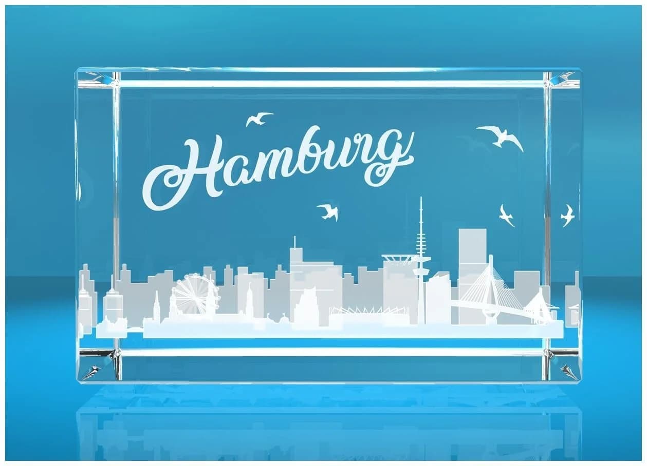 OTTO DE 3D Glasquader Hamburg Skyline - Bild 2