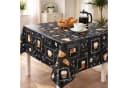 Melody Gartentischdecke Wachstuchtischdecke Tischdecke Kaffee Kuchen Schwarz Fleckschutz Bild 2
