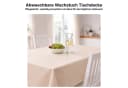 Melody Wachstuch-Tischdecke Creme wasserabweisend & pflegeleicht Bild 1