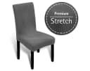 Melody Stuhlhusse Grau Universal Stretch Stuhlbezug Bild 2