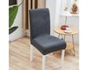 Melody Stuhlhusse Grau Universal Stretch Stuhlbezug Bild 4