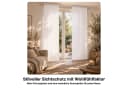 Melody Schiebegardine 2er-Set blickdicht mit Klettband Weiss Bild 3