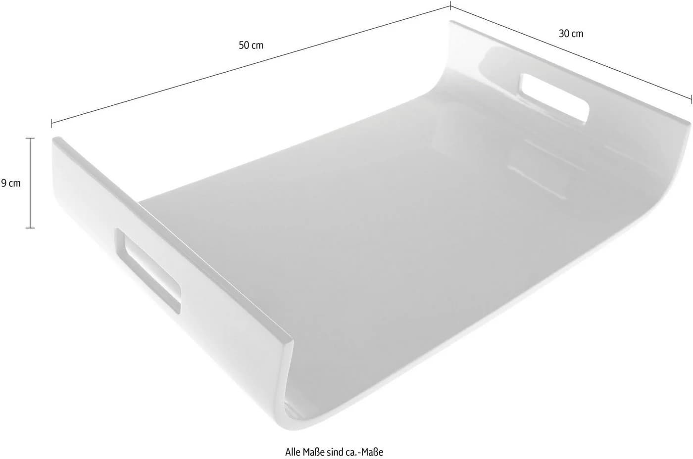 MyFlair Tablett Platon Grau Modernes Design - Bild 5