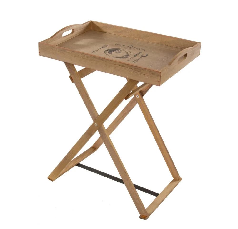 Myflair Beistelltisch Tabletttisch BON APPETIT Braun Holz - Bild 2