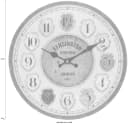 MYFLAIR Wanduhr Wanja Retro Bunt Weiß Ø 34 cm Bild 4