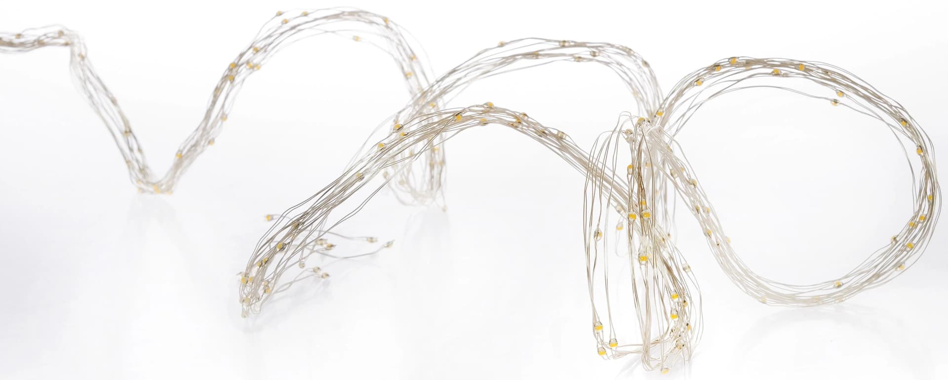 MYFLAIR LED-Lichterkette Weihnachtsdeko Silber 180 LEDs