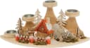 OTTO home Teelichthalter Weihnachtsdeko Winterlandschaft Holz Bild 2