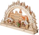 Myflair LED Schwibbogen Weihnachtsdeko Beige Holzwerkstoff Bild 1