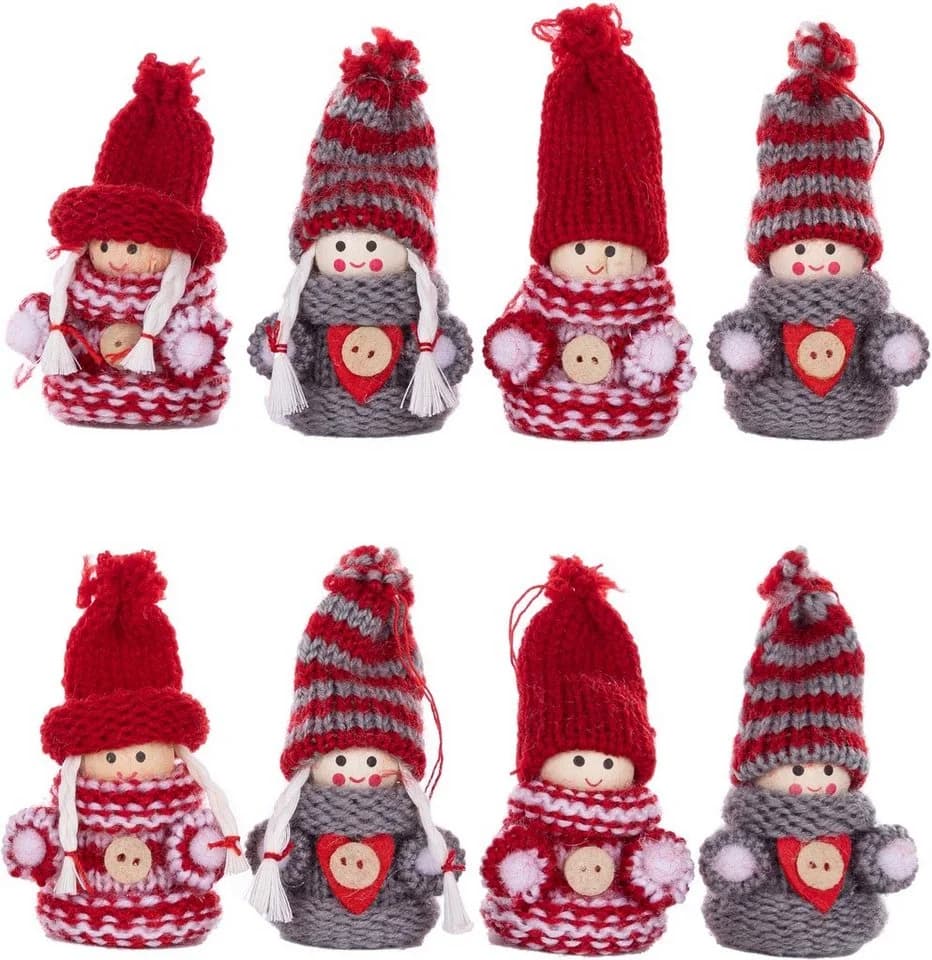 Myflair Möbel & Accessoires Weihnachtsfigur Wollwichtel Baumhänger Rot - Bild 2