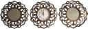 MYFLAIR 3tlg. Wanddekoset Spiegel Gold Antik Optik Landhaus Bild 2