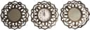 MYFLAIR 3tlg. Wanddekoset Spiegel Gold Antik Optik Landhaus Bild 5