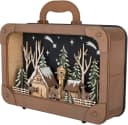 Myflair Möbel & Accessoires Dekoobjekt Koffer mit LED-Dekoration, Weihnachtsdeko aus Holz Bild 1
