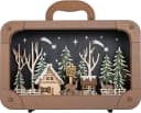 Myflair Möbel & Accessoires Dekoobjekt Koffer mit LED-Dekoration, Weihnachtsdeko aus Holz Bild 2