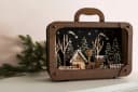 Myflair Möbel & Accessoires Dekoobjekt Koffer mit LED-Dekoration, Weihnachtsdeko aus Holz Bild 3