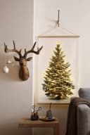 Home affaire LED-Bild Wandbehang Tannenbaum Grün/Weiß Bild 1
