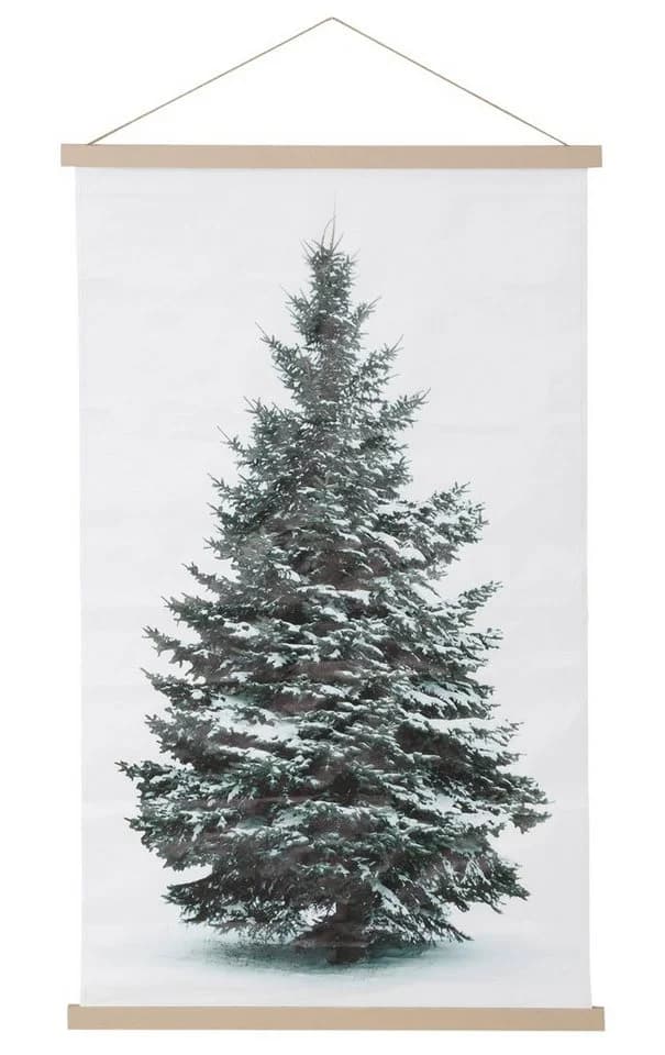 Home affaire LED-Bild Wandbehang Tannenbaum Grün/Weiß - Bild 2