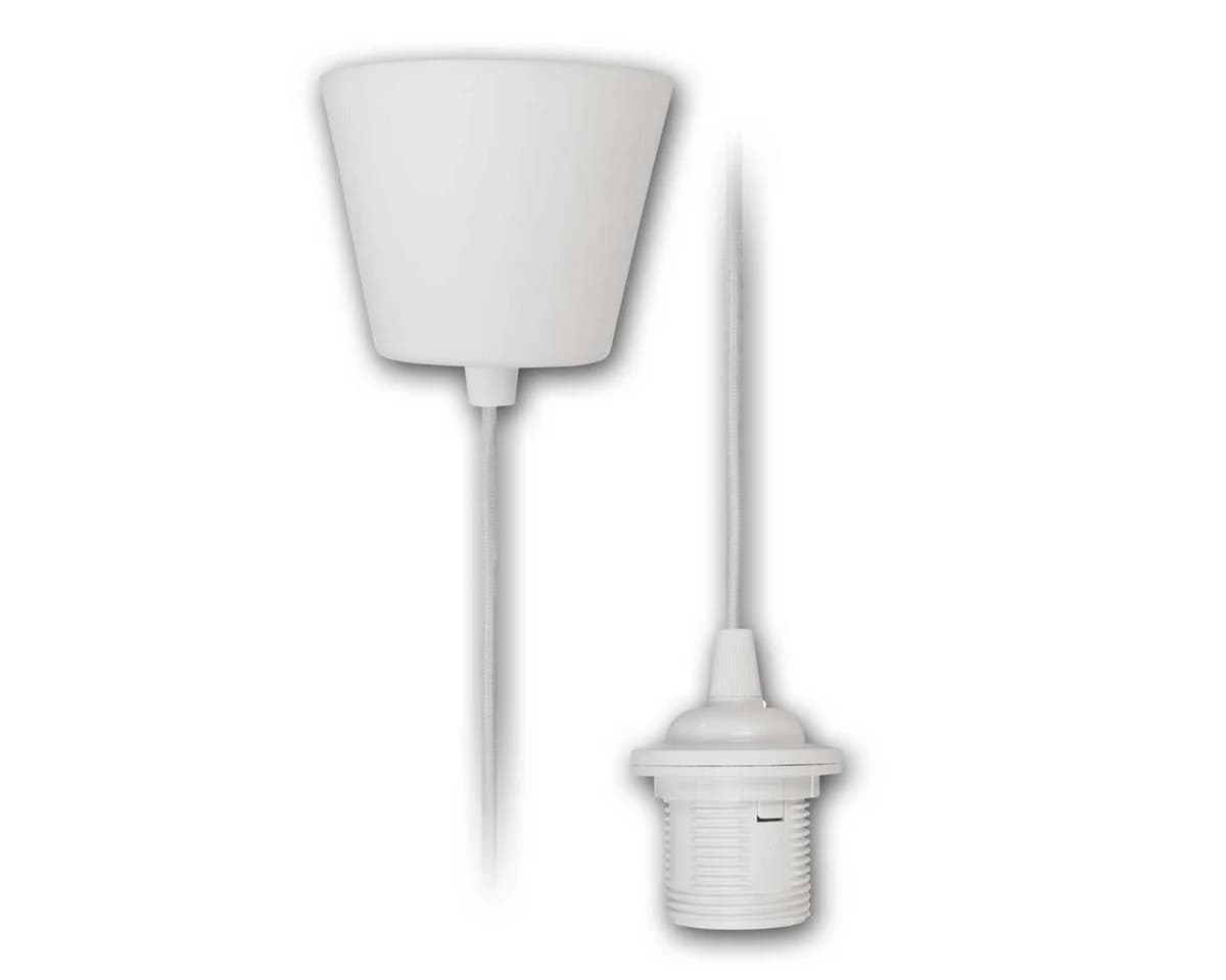 McShine Lampenfassung E27 Weiß 1,2m Kabel - Bild 2