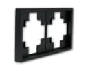 McPower Rahmen 2-fach SHALLOW anthrazit Bild 1