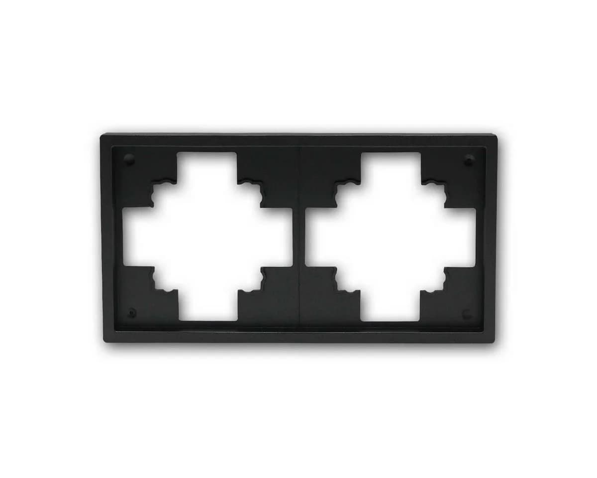McPower Rahmen 2-fach SHALLOW anthrazit - Bild 2
