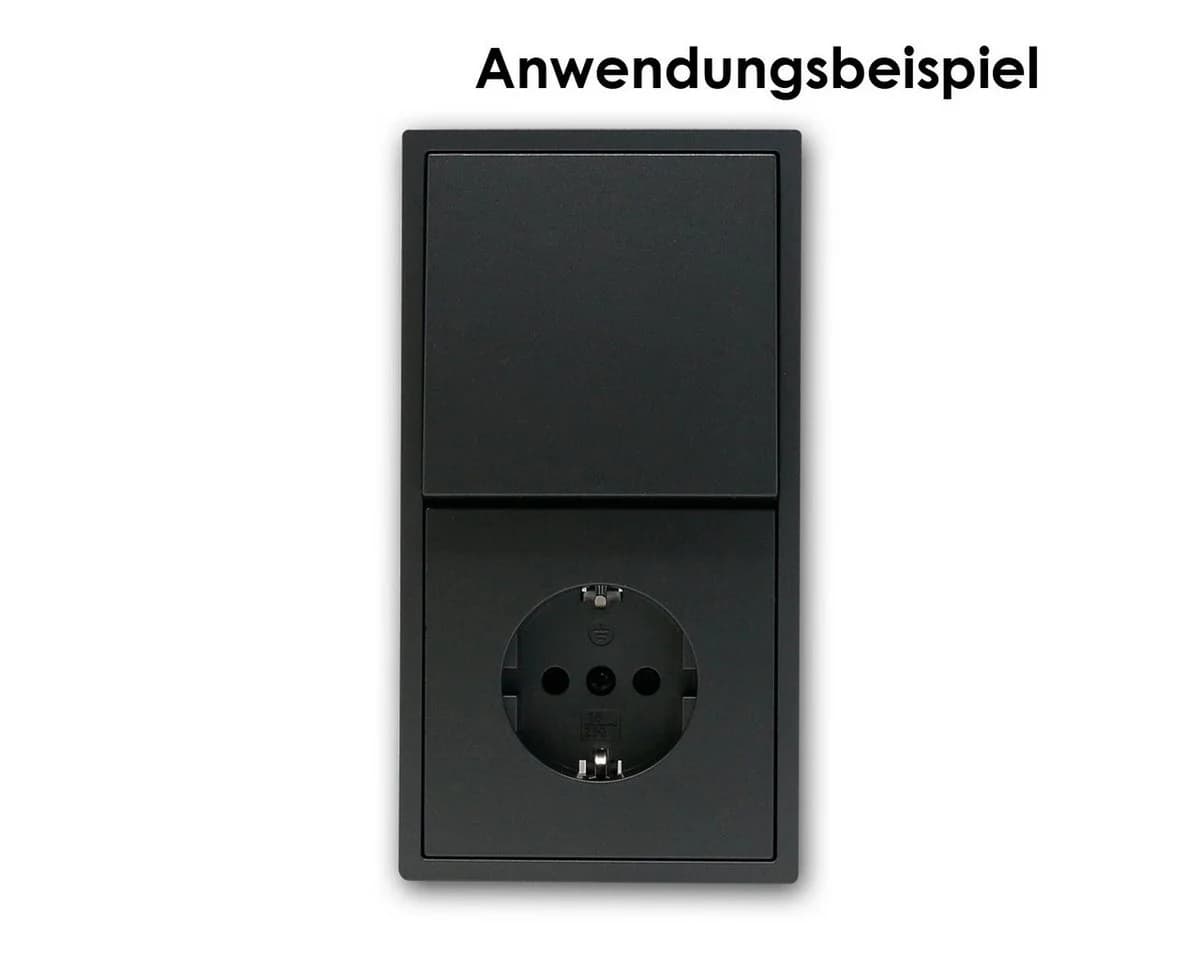 McPower Rahmen 2-fach SHALLOW anthrazit - Bild 3