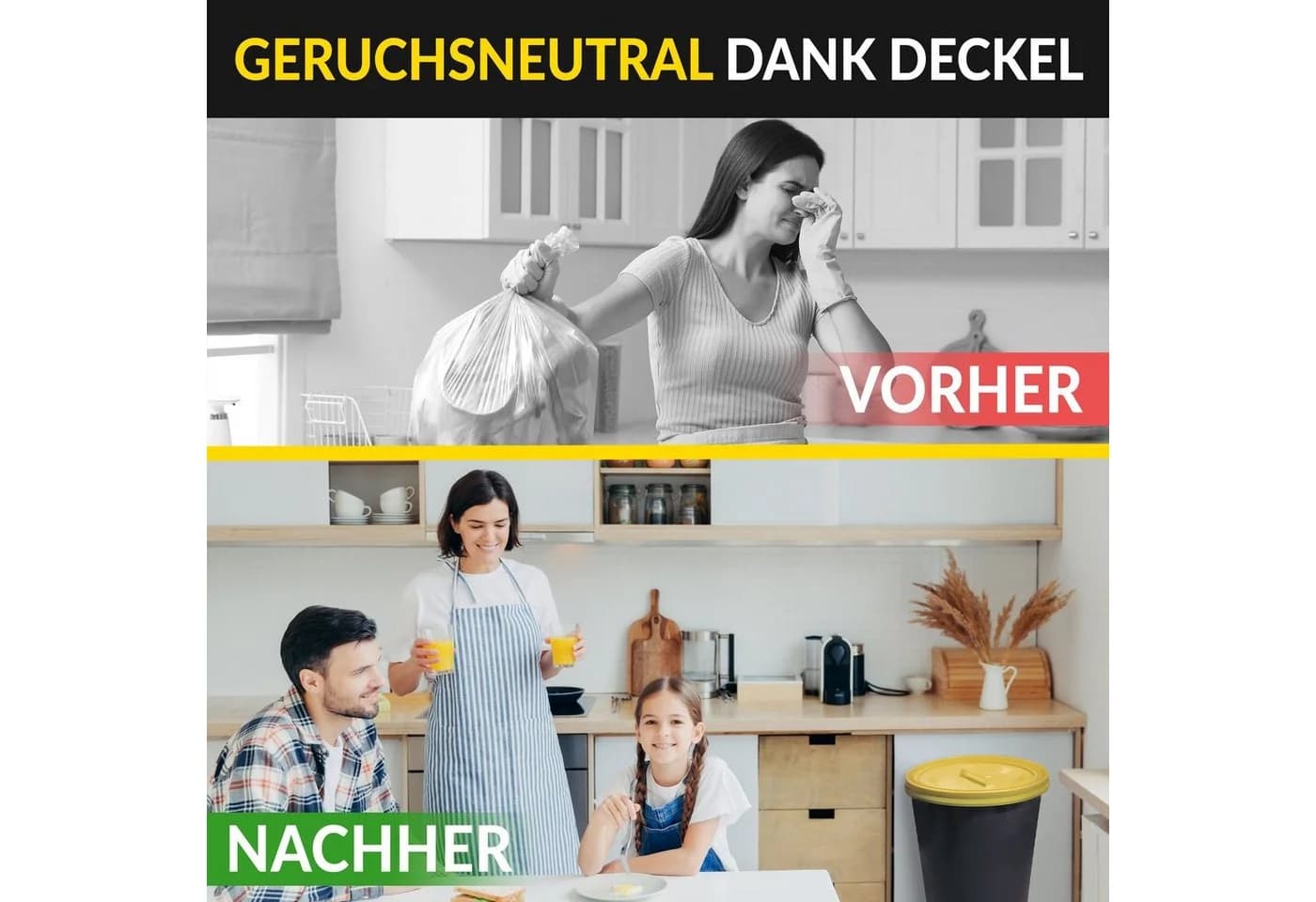 Topanbieter999 Müllsackständer Gelber Sack Eimer Grün - Bild 5
