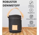 Topanbieter999 Türstopper Cube Denim mit Griff Bild 1
