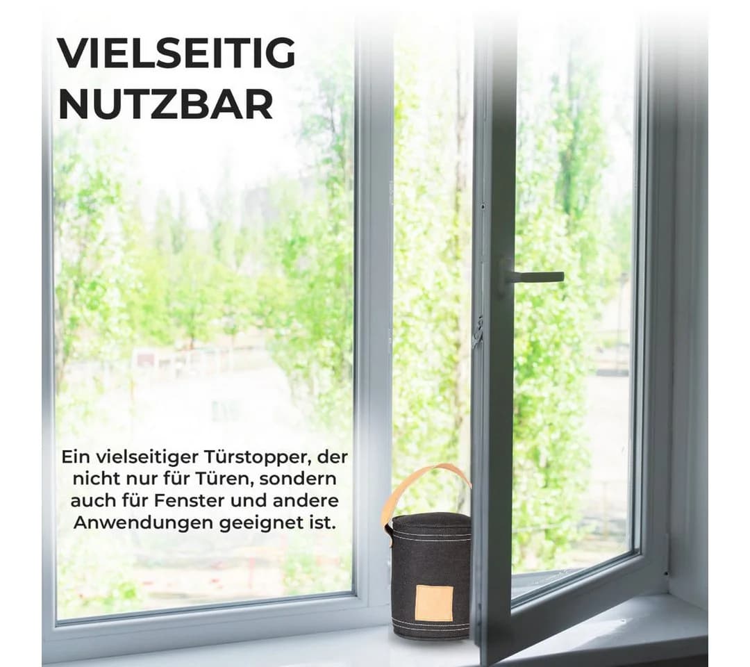 Topanbieter999 Türstopper Cube Denim mit Griff - Bild 5