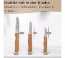 Topanbieter999 3-tlg. Küchenmesser-Set Buchenholzgriff Edelstahl Bild 1