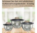Topanbieter999 Rührschüssel-Set 3-tlg. Edelstahl mit Deckel Bild 1