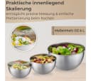 Topanbieter999 Rührschüssel-Set 3-tlg. Edelstahl mit Deckel Bild 4