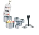 Topanbieter999 Speiseringe Set 10-tlg. Edelstahl Silber Bild 2