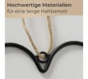 Topanbieter999 Hängedekoration 3er Set Eisen Schwarz Bild 4