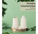 Topanbieter999 Dekovase 2er Set Beige Porzellan Skandinavisch Bild 4