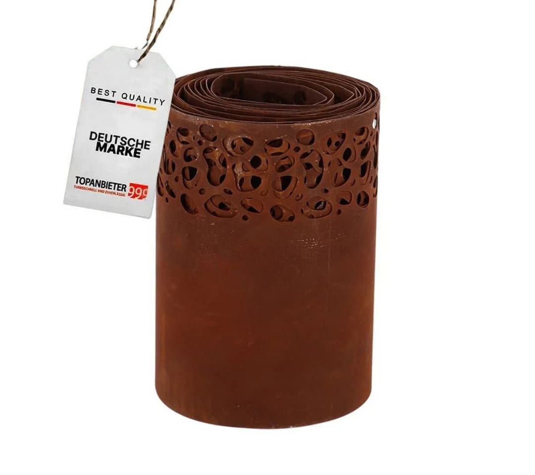 Topanbieter999 Rasenkante Rostdesign Weichstahl aufgerollt - Bild 2