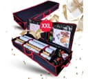 Topanbieter999 Aufbewahrungstasche Schwarz für 30 Rollen Geschenkpapier Bild 2