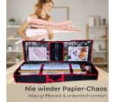 Topanbieter999 Aufbewahrungstasche Schwarz für 30 Rollen Geschenkpapier Bild 5