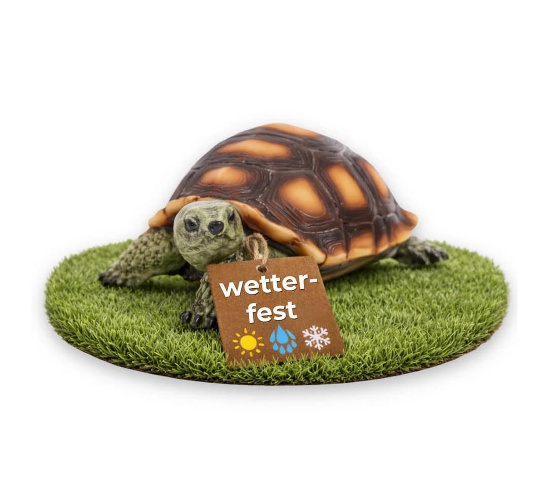 Topanbieter999 Gartenfigur Schildkröte Braun Polyresin - Bild 2