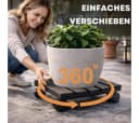 Topanbieter999 Pflanzenroller WPC Holzoptik mit Feststellbremsen Bild 1