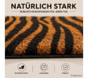 Topanbieter999 Fußmatte Tiger Design rutschfest braun Bild 4