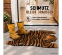 Topanbieter999 Fußmatte Tiger Design rutschfest braun Bild 5
