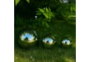 Köhko 3er Set Polierte Edelstahl-Gartenkugeln Silber Hochglanz Bild 3
