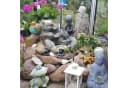 Köhko Gartenbrunnen Wasserspiel "Kinderspiel" Bronze Polyresin Bild 3
