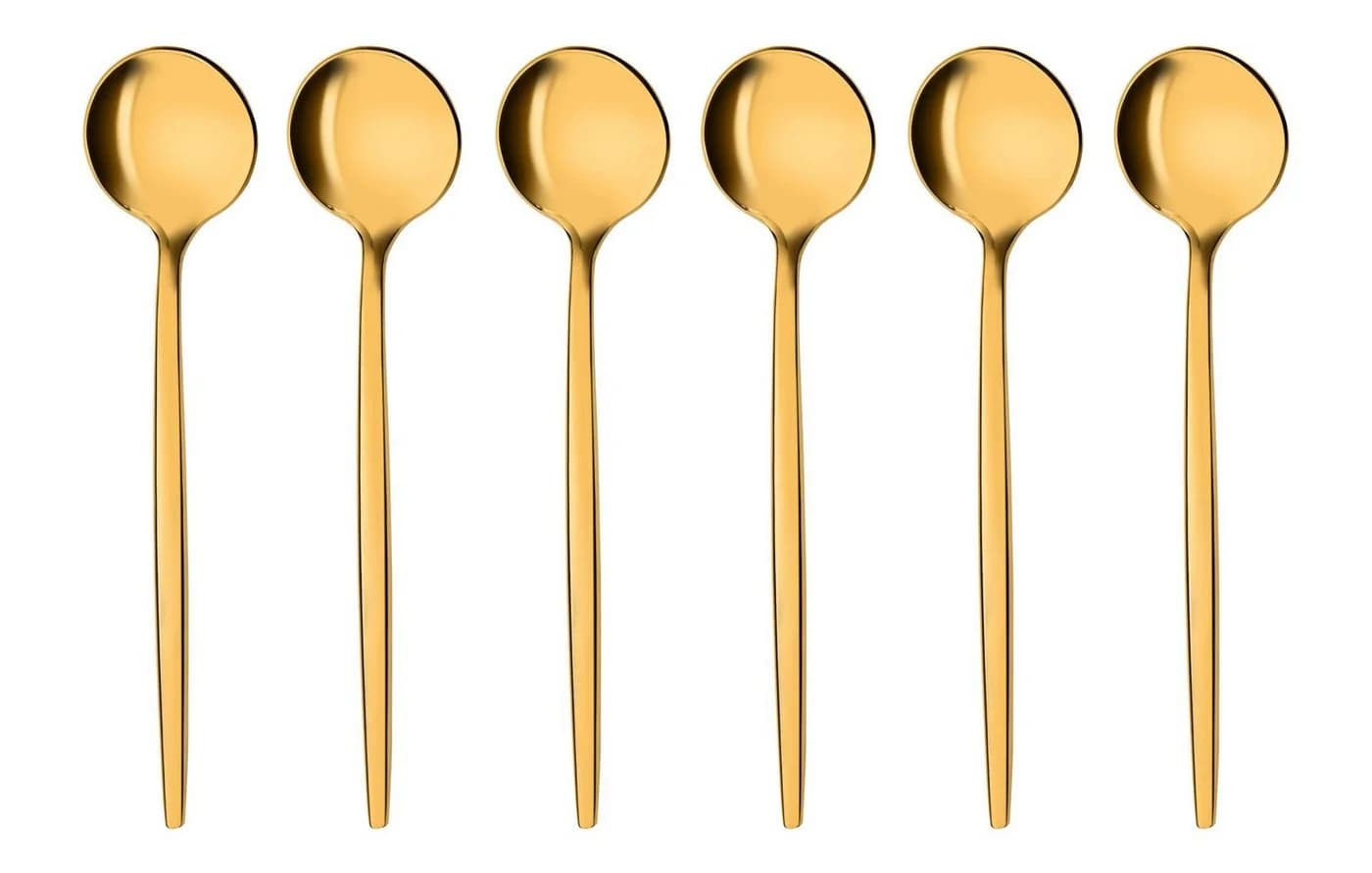 GRÄWE Kaffeelöffel 6-teilig Provence gold Edelstahl - Bild 2
