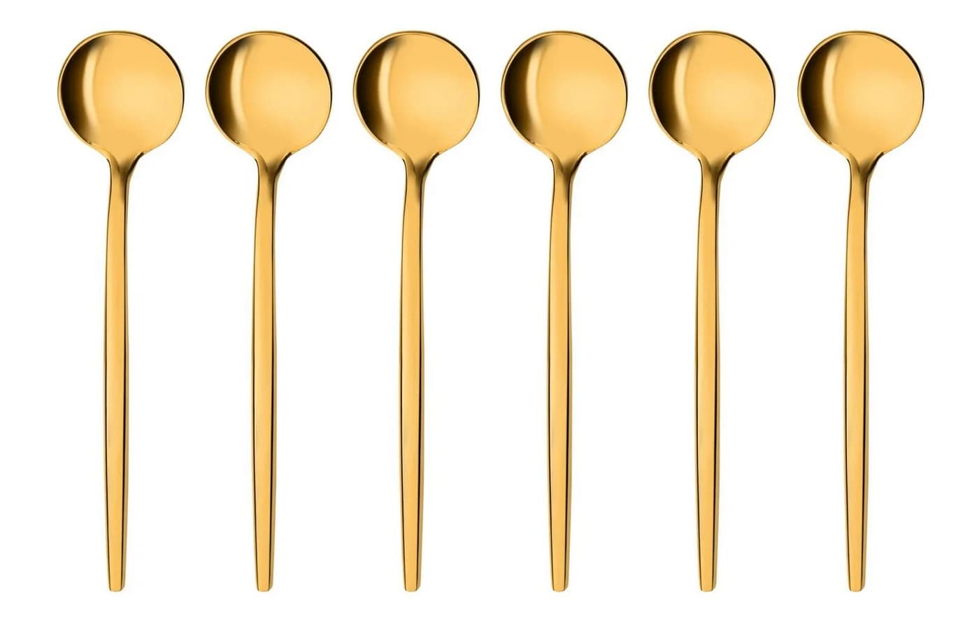GRÄWE Espressolöffel 6-teilig Provence Gold Edelstahl - Bild 2