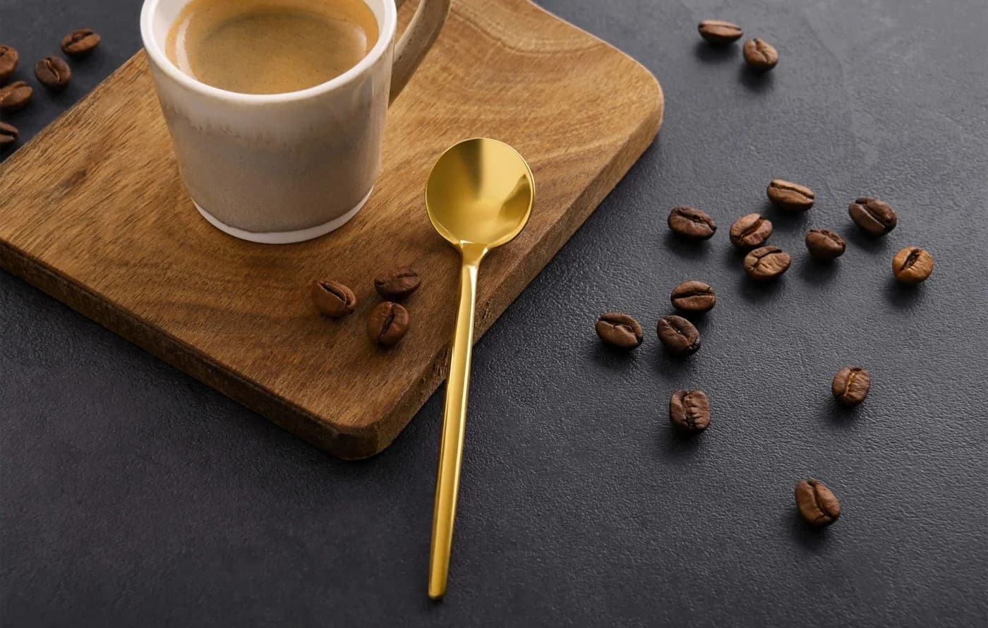 GRÄWE Espressolöffel 6-teilig Provence Gold Edelstahl - Bild 3