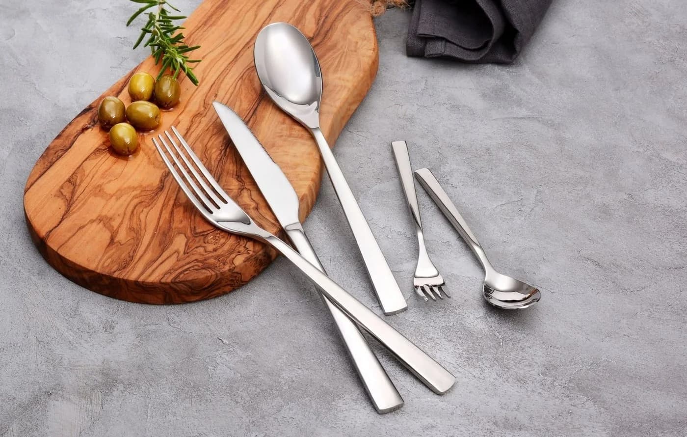 GRÄWE Besteck-Set Porto 10-teilig Edelstahl Silber - Bild 3