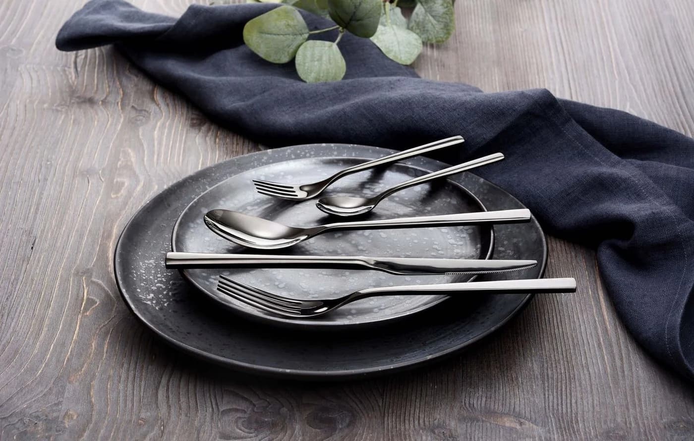 GRÄWE Besteck-Set Porto 10-teilig Edelstahl Silber für 2 Personen