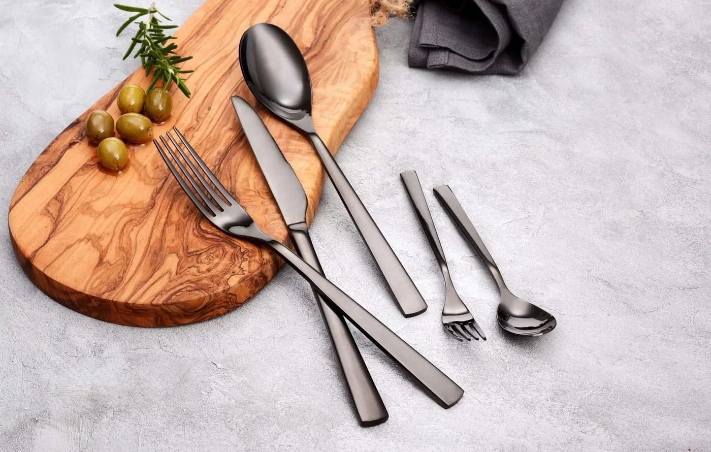GRÄWE Besteck-Set Porto 10-teilig Edelstahl Silber für 2 Personen - Bild 3